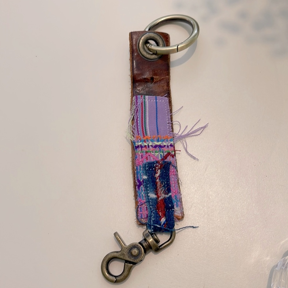 Tricia Fix Patchwork Keyring Free People